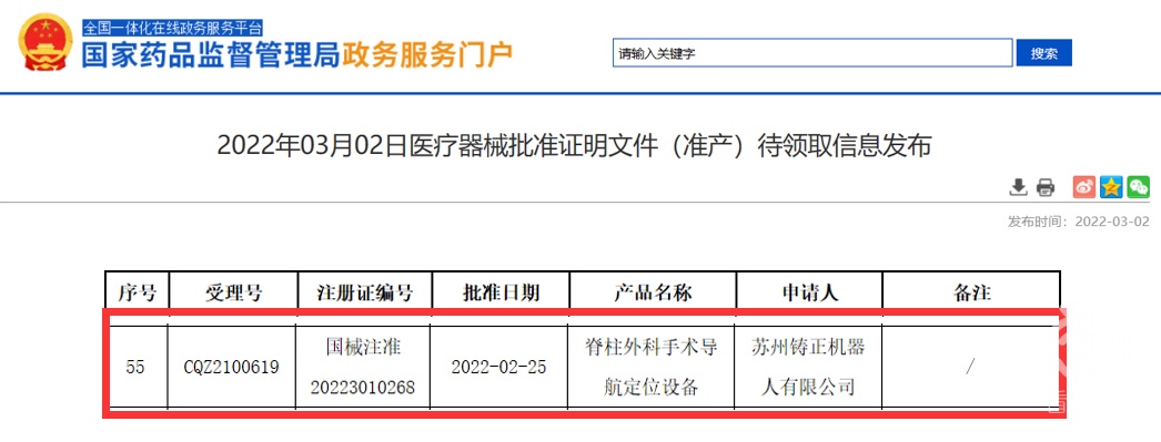 全球首款！苏州智造“脊柱微创机器人”正式上市，开启精准医疗新纪元